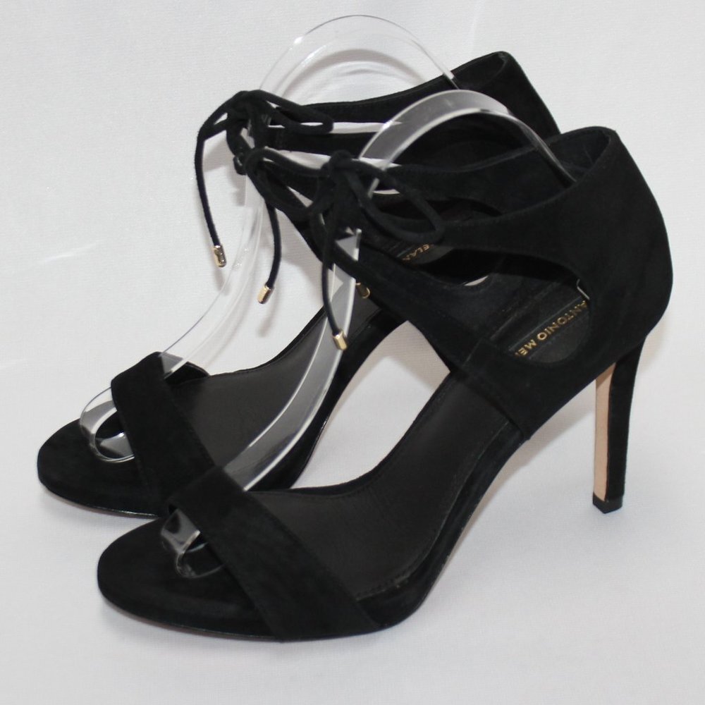 Antonio Melani Kalee Suede Ankle Heel Sandals